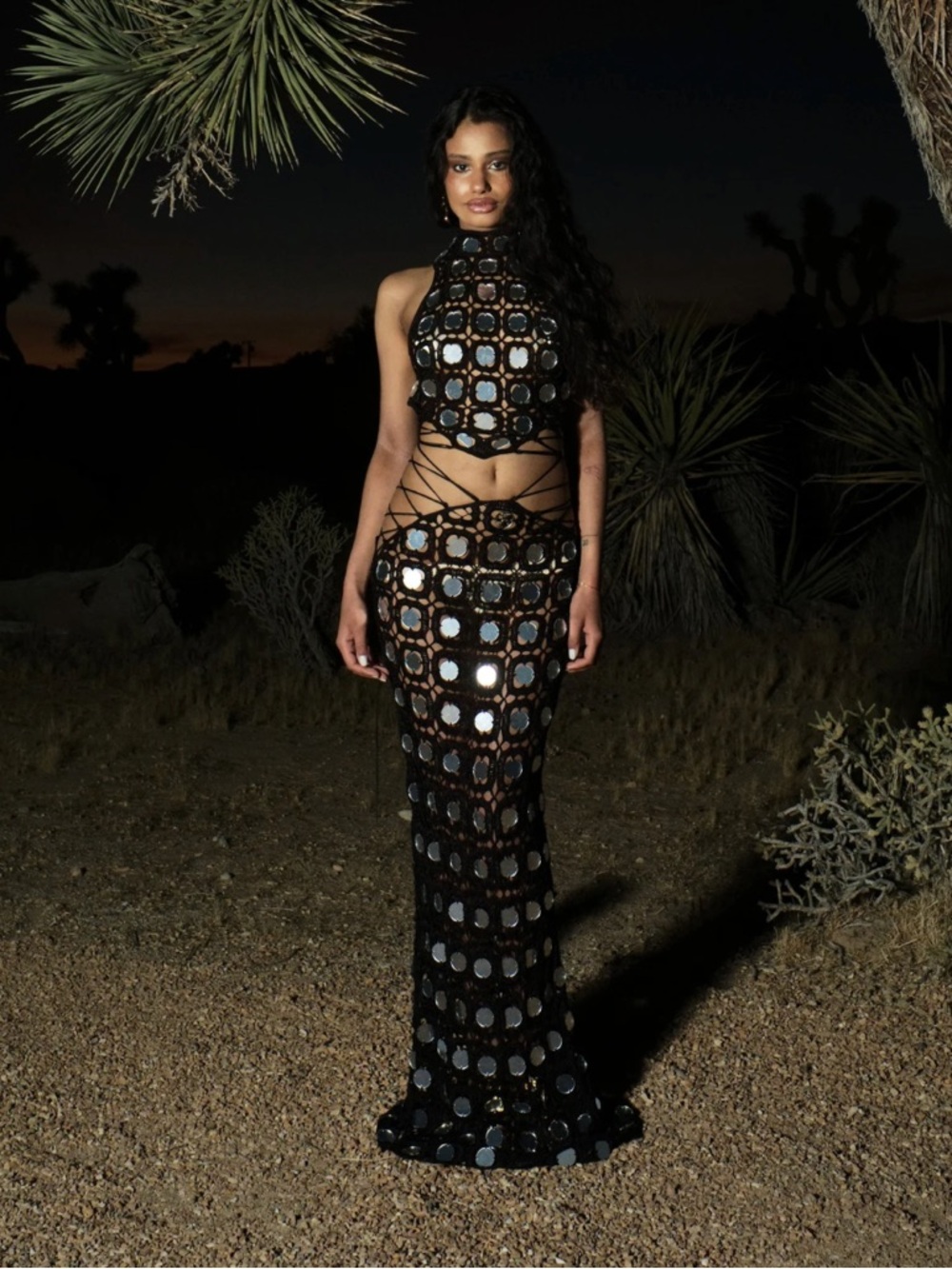 Delfi Collective Crochet Skirt
